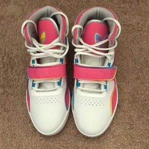 Pink,metal silver,blue,yellow and orange Adidas